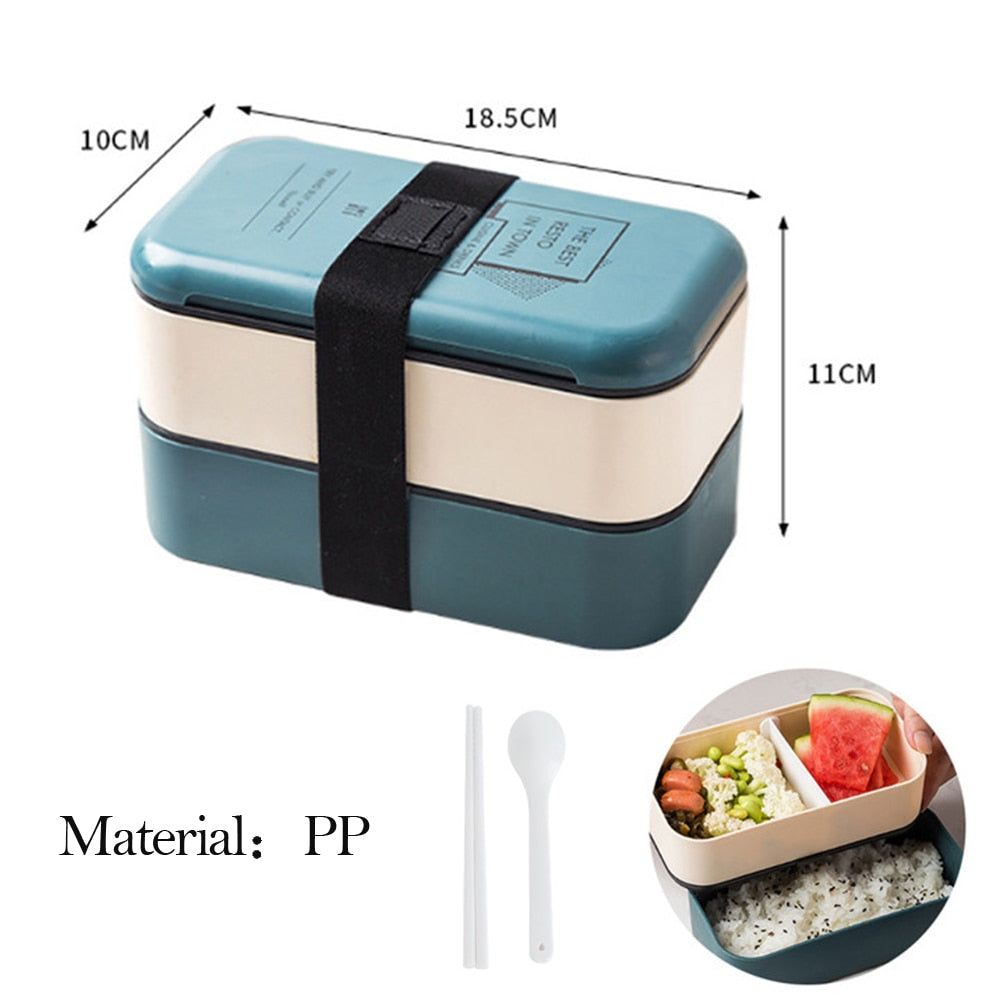 Xiaomi Youpin 304 Stainless Steel Lunch Box Bento Box 2layers Microwae Heating Lunch Container Food Storage Box