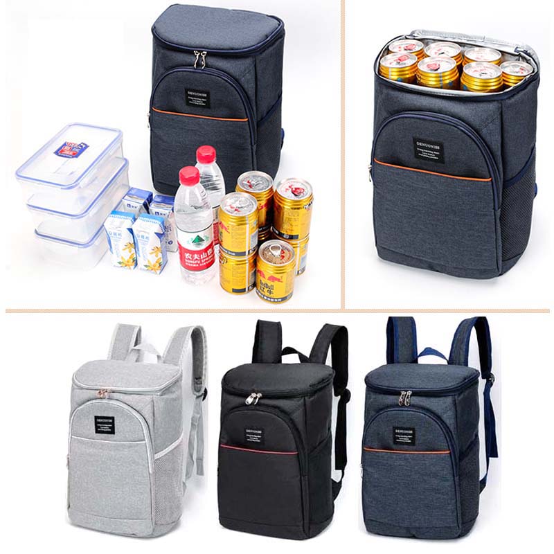 DENUONISS 20L Thermal Backpack Waterproof Thickened Cooler Bag Large Insulated Bag Picnic Cooler Backpack Refrigerator Bag