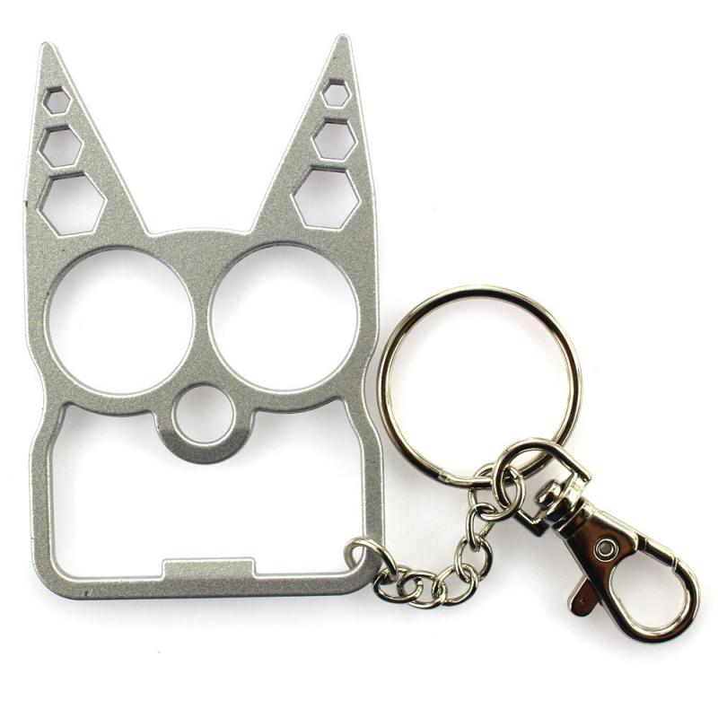 Multifunction Cute Cat Outdoor Tools Opener Screwdriver Keychain Outdoor Gadgets Zinc Alloy Bottle Opener Camping Travel Tools