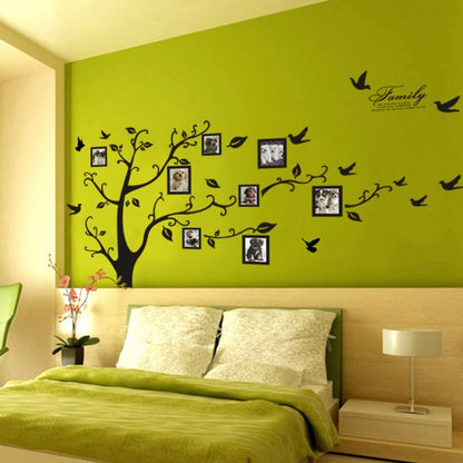 3D Sticker On The Wall Black Art Photo Frame Memory Tree Wall Stickers Home Decor Family Tree Wall Decal