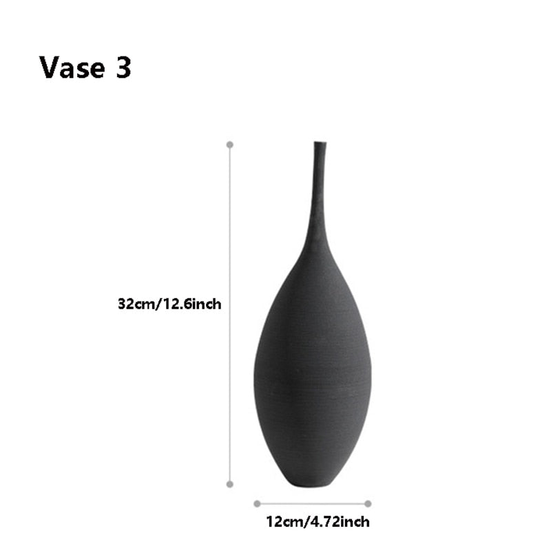 Simple Nordic Style Vases, Handmade Art Zen Vases, High-Quality Luxury Bedside Restaurant Decorations, Anniversary Gifts