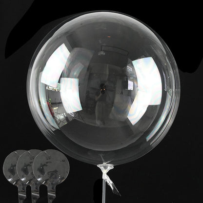 5pcs 18''20''24''36'' Transparent Globes Clear Balloon Helium Inflatable Bobo Balloons Wedding Birthday Baby Shower Decoration