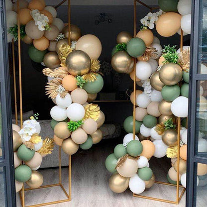 New Retro Color Bean Paste Green Balloon Arch Garland Kit  Wedding Hawaiian Party Birthday Ballons Globos Decoration