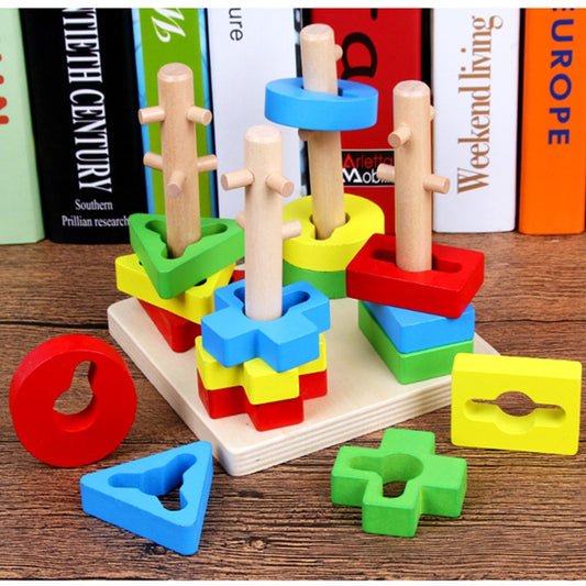 Wooden Math Toys Puzzle Baby Kids Learning Toy Preschool Early Childhood Education Montessori Game For Toddlers Children