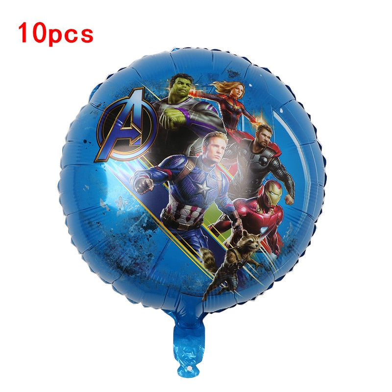 1set 3D Big Spider Super Hero Man Mylar Foil Balloon Number Foil Balloons Birthday Party Decoration Supplies Children&#39;s Gifts