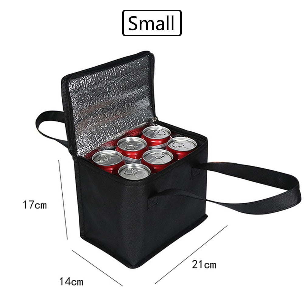 2023 Thermal Bag Insulated Beer Cooler Box Outdoor Picnic Lunch Bento Bags Trip BBQ Meal Drink Zip Pack Camping Supplies 아이스박스