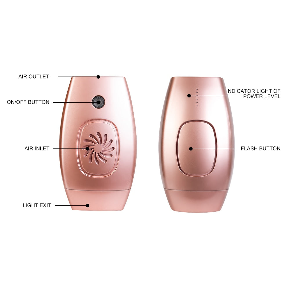 1800000 Flash Permanent IPL Epilator Hair Removal depiladora facial Laser photoepilator Painless Hair Remover Multilingual manua