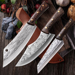 Forging Boning Knife Japanese Knife Handmade Steel Kitchen Boning Knives Chef Slicing Utility Santoku Butcher Cleaver