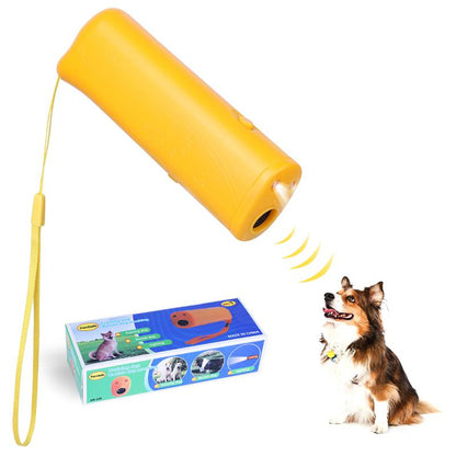 1Pcs Ultrasonic Dog Training Repeller Control Trainer Device Dogs Anti-barking Stop Bark Deterrents Pet Training Device