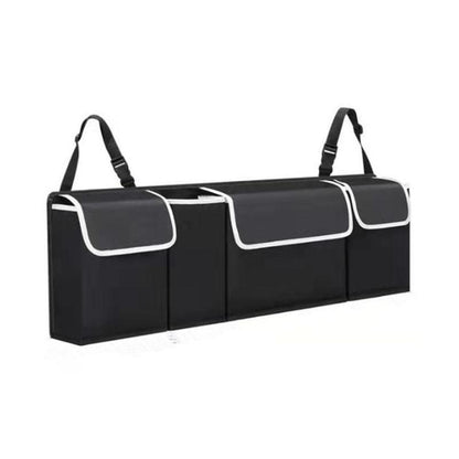 High Capacity Adjustable Car Storage Box Backseat 4 Bag Trunk Organizer Multi-use Oxford Car Seat Back Organizers Car Accesories