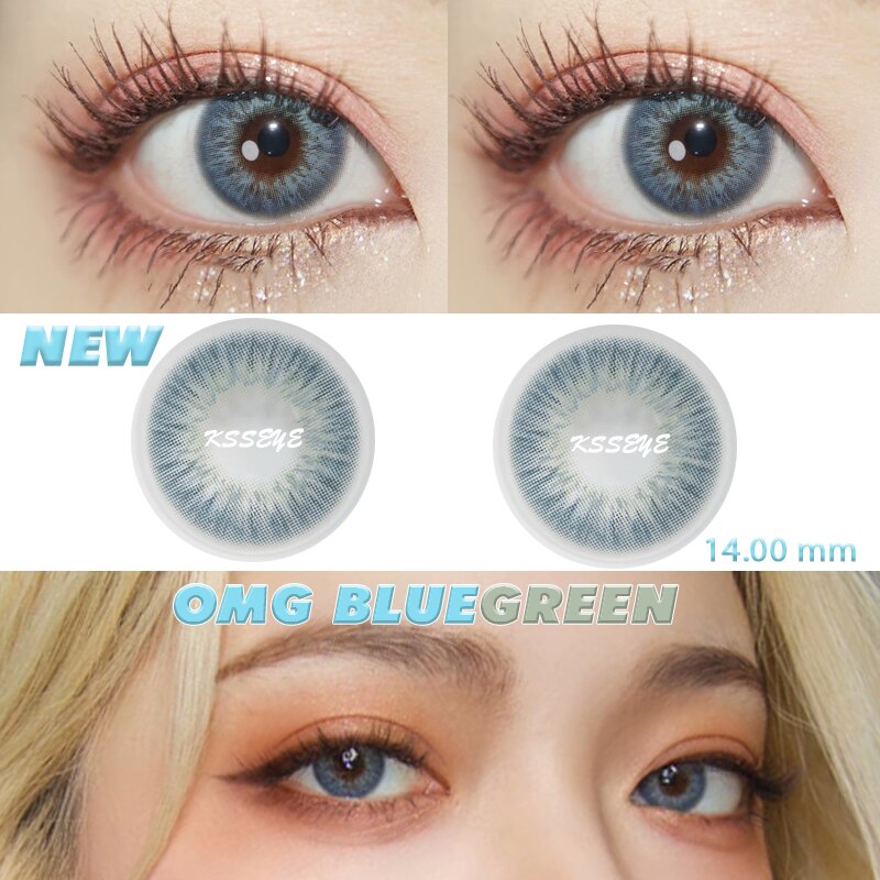 Ksseye 1Pair(2pcs) Taylor OMG Bigbarbie Natural Soft Color Contact lenses For Eyes  Contact lens Beautiful Pupil Cosmetic lens