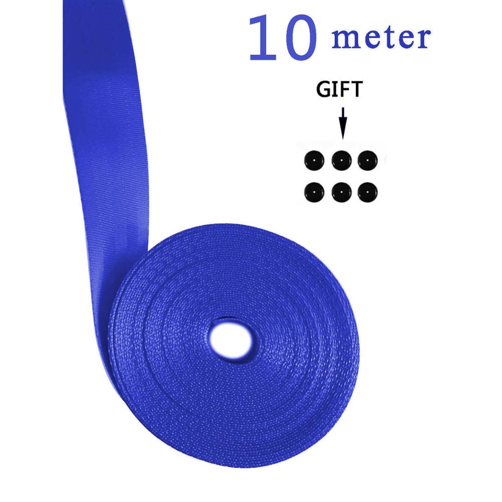 Blue 3M-30M car modified seat belt webbing 3C standard certified child safety belt car accessories