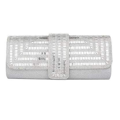 Black Clutch Purse and Handbag with Rhinestone Women's Party Evening Bag Luxury Wedding Clutch Female Shoulder Bag Bolso ZD1460