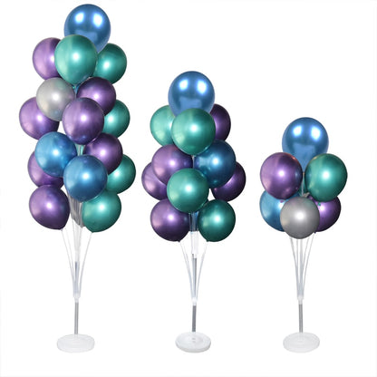 1set 7/10 Tubes Balloon Stand Holder Column Balloons Arch Stick Happy Birthday Ballon Kids Baby Shower Wedding Party Decoration