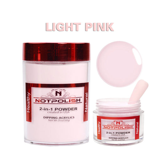 Notpolish 2-in-1 Powder - Light Pink (20 oz)