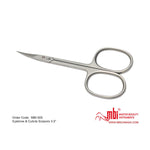 MBI-505 Eyebrow & Cuticle Scissors Curved Size 3.5″
