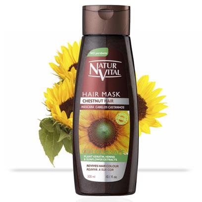 NaturVutal - Hair Mask - Color Safe #Chestnut