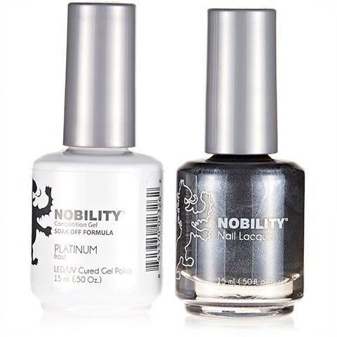 Nobility Duo Gel + Lacquer - NBCS008 Platinum