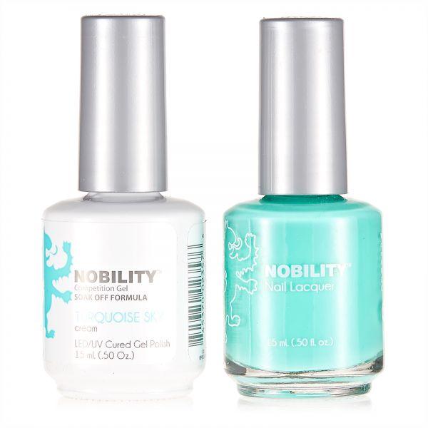 Nobility Duo Gel + Lacquer - NBCS039 Turquoise Sky
