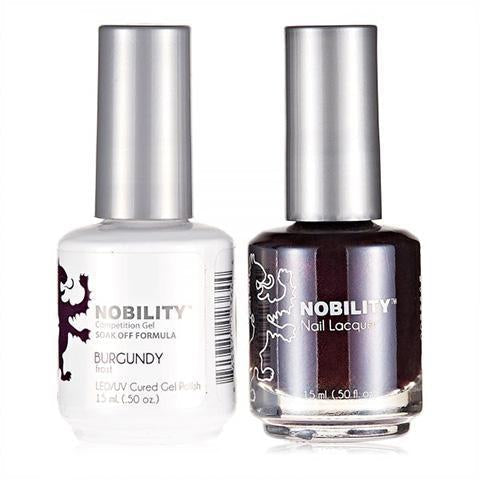 Nobility Duo Gel + Lacquer - NBCS046 Burgundy
