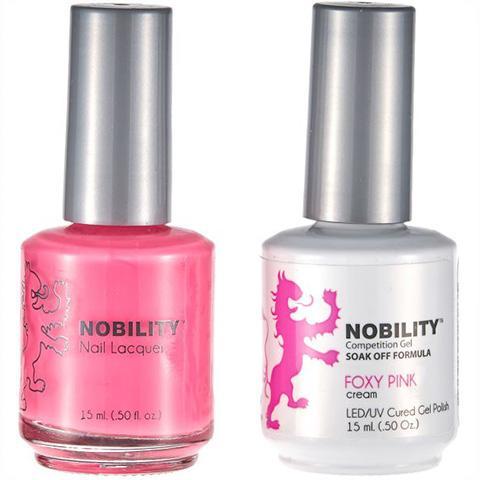 Nobility Duo Gel + Lacquer - NBCS065 Foxy Pink