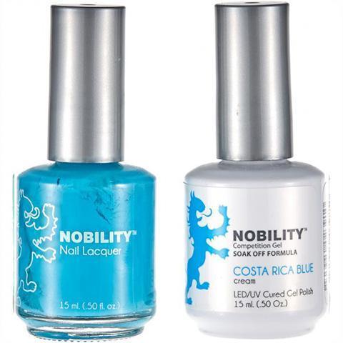 Nobility Duo Gel + Lacquer - NBCS073 Costa Rica Blue