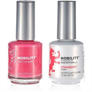 Nobility Duo Gel + Lacquer - NBCS075 Strawberry