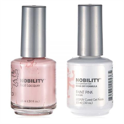 Nobility Duo Gel + Lacquer - NBCS086 Faint Pink