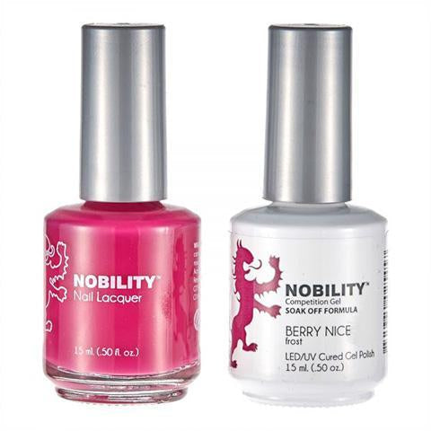 Nobility Duo Gel + Lacquer - NBCS095 Berry Nice