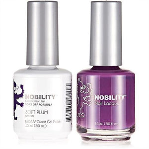 Nobility Duo Gel + Lacquer - NBCS099 Soft Plum