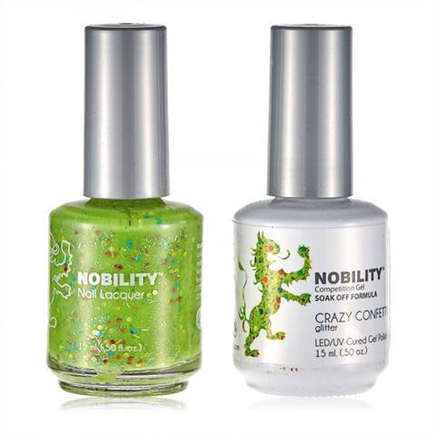 Nobility Duo Gel + Lacquer - NBCS108 Crazy Confetti