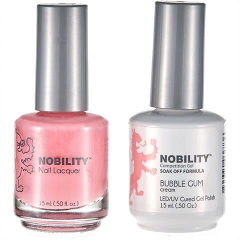 Nobility Duo Gel + Lacquer - NBCS134 Bubble Gum