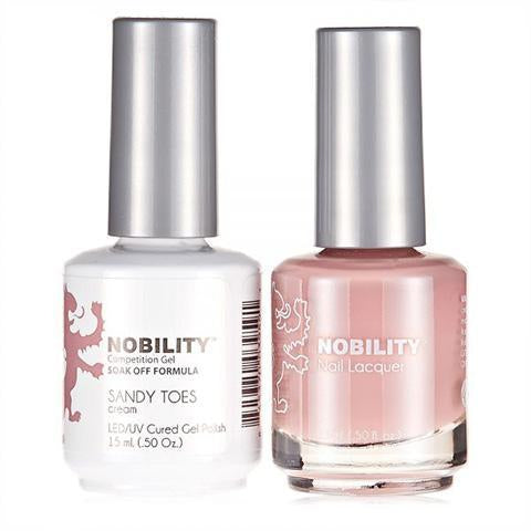 Nobility Duo Gel + Lacquer - NBCS141 Sandy Toes