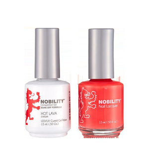 Nobility Duo Gel + Lacquer - NBCS179 Hot Lava