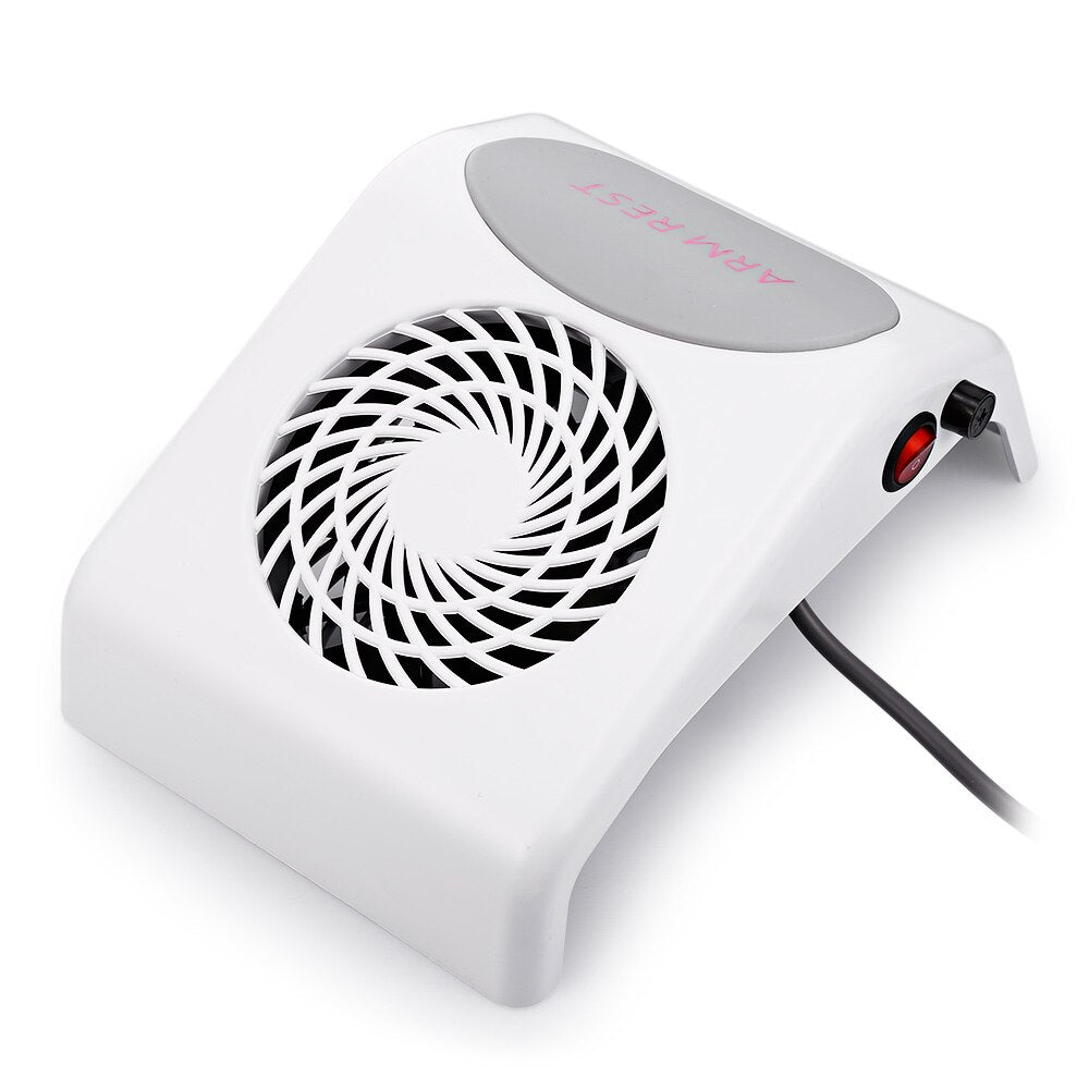Nail Dust Collector with Silicone Arm Rest (18W)