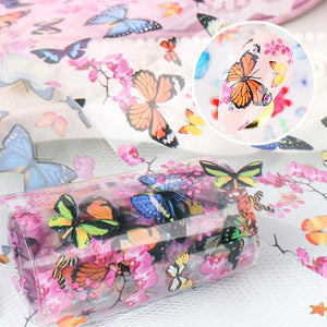 Nail Foil - Butterfly #01 (Box of 10 Sheets)