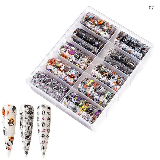 Nail Foil - Halloween #01 (Box of 10 Sheets)