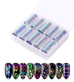 Nail Foil  - Holographic #02 (Box of 10 Sheets)
