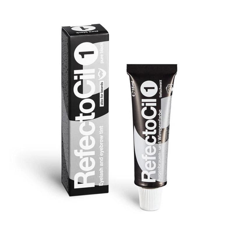 RefectoCil - Cream Hair Dye - #1 Pure Black - 0.5 fl. oz / 15 mL [RC-5710]
