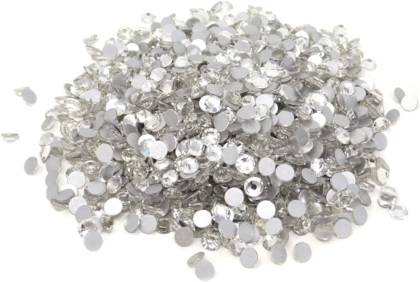 JNBS Rhinestone - Round Flatback - Clear (Bag of 1440pcs)