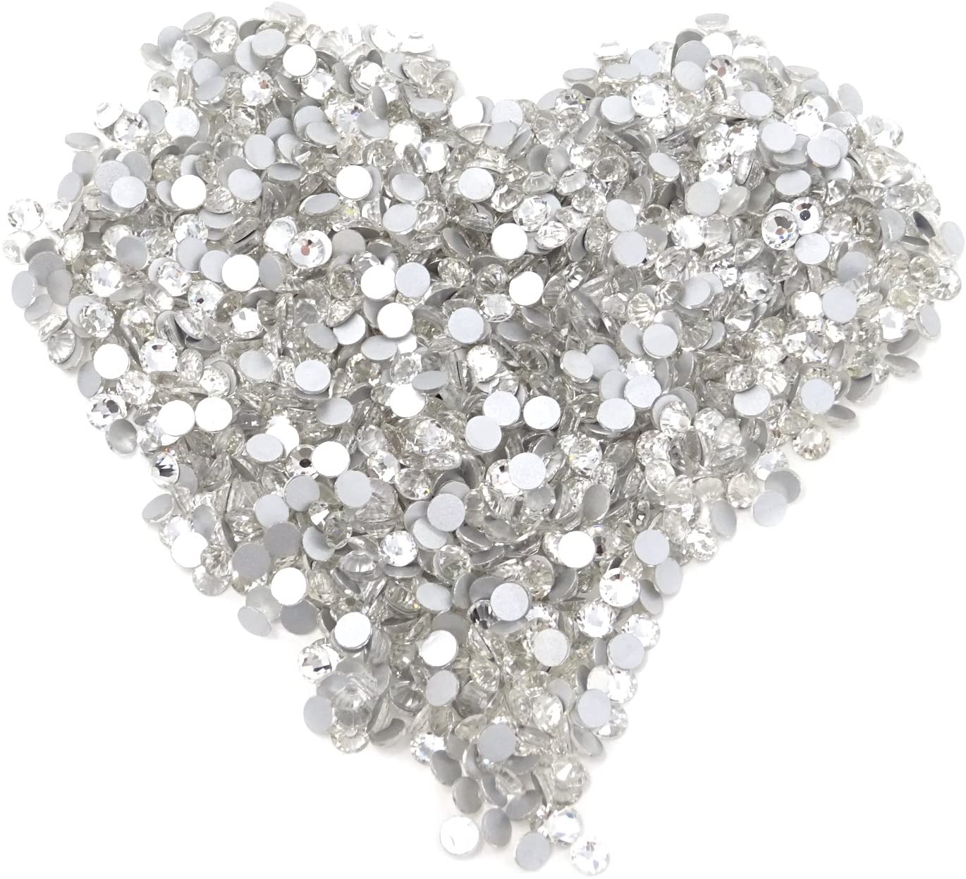 JNBS Rhinestone - Round Flatback - Clear (Bag of 1440pcs)