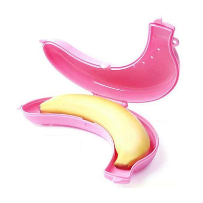 Banana Storage Box for Outdoor Travel Cute Banana Case Protector Box Container Trip Outdoor Lunch Fruit Storage Box Holder