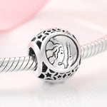 Silver 925 Fashion 12 Constellation Zodiac Metal Beads for Jewelry Making Fit Original Silver JIUHAO Charms Bracelets Bangle