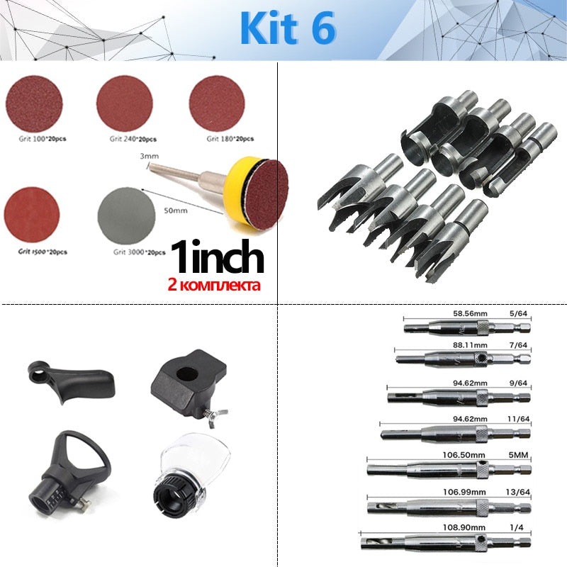 Core Drill Bit Set Hole Puncher Hinge Tapper for Doors Self Centering Woodworking Power Tools furadeira