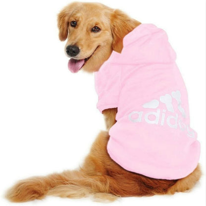 2021 Winter Pet Dog Clothes Dogs Hoodies Fleece Warm Sweatshirt Small Medium Large Dogs Jacket Clothing Pet Costume Dogs Clothes