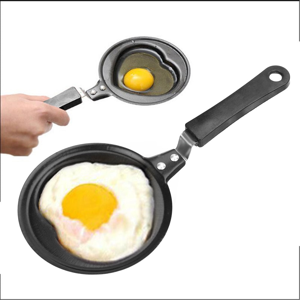 Kitchen Tools Egg Mold Pan Flip Omelette Mold Breakfast Egg Frying Pot Non-Stick Frying Pan Pancake Maker Mini Egg Frying Pan