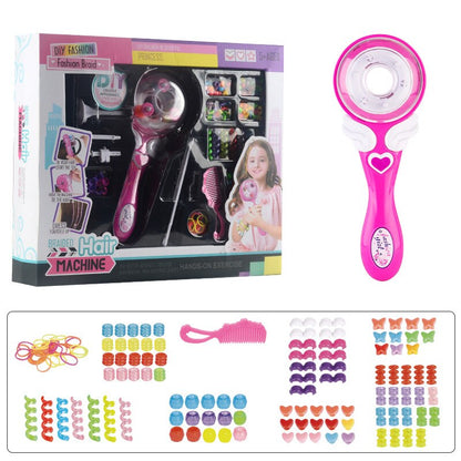 Electric Automatic Hair Braid DIY Stylish Braiding Hairstyle Tool Twist Braider Machine Weave Roller Pretend Kids Girls Toys