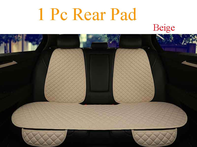 Universal Car Seat Cover Protector Linen Front Rear Back Flax Automobile Cushion Pad Mat Backrest Auto Car Accessori Interior