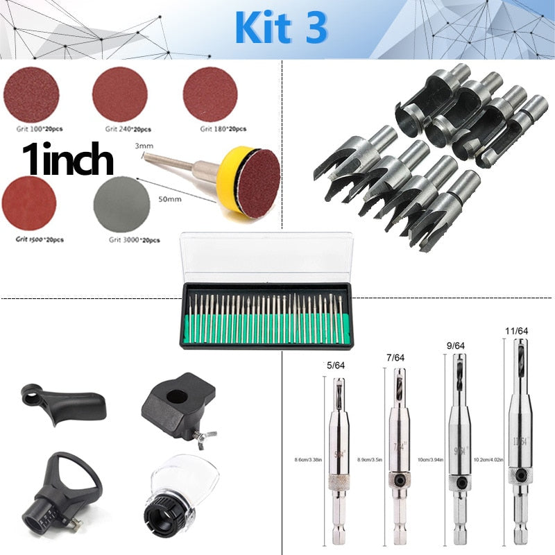 Core Drill Bit Set Hole Puncher Hinge Tapper for Doors Self Centering Woodworking Power Tools furadeira