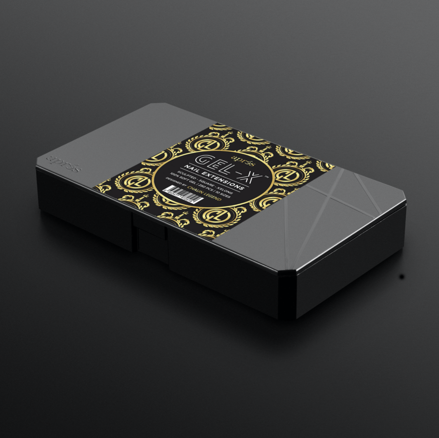 Chaun Legend x Apres Gel-X - Sculpted Square XXLong Tips (Box of 250pcs)